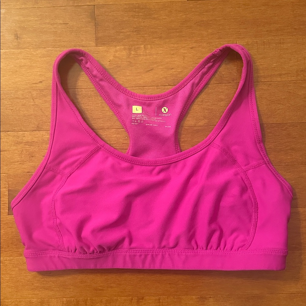Xersion Purple Sports Bra | Medium